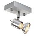 Spot Asto I Gu10, aluminium brossé