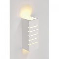 GL 100 SLOT, carrée, plâtre blanc, E14, max. 40 W