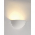 GL 101 E14, demi-cercle, plâtre blanc, E14, max. 40 W