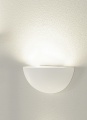 GL 101 E14, demi-cercle, plâtre blanc, E14, max. 40 W