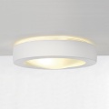 Plafonnier GL 105 E27, rond, plâtre blanc, max. 15 W