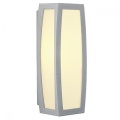 Applique murale MERIDIAN Box E27, gris argenté
