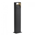 Lampadaire LOGS 70, carré, anthracite, LED 6W, blanc chaud