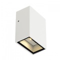 Applique QUAD 1, carrée, blanche, LED, 1x3W, blanc chaud