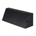 Applique carrée PEMA, noire, E27, max. 15 W