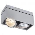 KARDAMOD SURFACE Square ES111 DOUBLE, rectangulaire, blanc, max. 2x75W