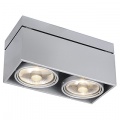 KARDAMOD SURFACE Square ES111 DOUBLE, rectangulaire, blanc, max. 2x75W