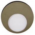 Lumière MUNA NT 14 V CC couleur or vieilli blanc froid