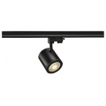 Enola_c 9 Spot, Rond, Noir, 9 W, 3 000 K, 55 °, avec adaptateur triphasé