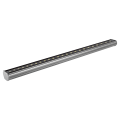 Applique murale décorative Modena 1200 Led Ed 28 W Blanc 6 000 K Ip66 40 x 15 Gris