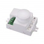 Czujnik Mikrofalowy 1200w 360* Ip20 Prostokątny Biały Mini