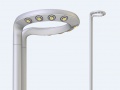 Lampe LED Zeke 80W avec mât 3m DW