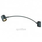 Nouvelle ampoule Myra Display Curve, anthracite, GU10, max. 50 W, IP55