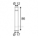 F-pol Garden, rond, anthracite, E27, max. 20 W