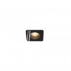 Spot encastré carré Patta-i noir mat 9 W 38 ° 3 000 K avec alimentation