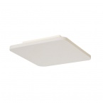 Applique murale carrée Plastra, plâtre blanc, 48 LED, 3 000 K