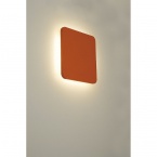 Applique murale carrée Plastra, plâtre blanc, 48 LED, 3 000 K
