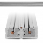 Barre omnibus TREX TS, argent, longueur - 3 m.