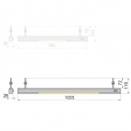 Lampe de meuble ALBI 13, 13 W, blanc lumière du jour