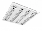 Oprawa rastrowa wpuszczana ORINA 414PPE, 4X14W, statecznik elektroniczny, poprzeczki paraboliczne, I klasa ochronności, IP 20