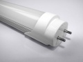 Lampe fluorescente LED T8 60 cm 9 W simple face Milky Cw