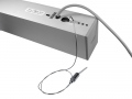 Luminaire LED Peyton 40 W WW 1176 x 67 x 90 mm Argenté
