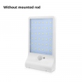 Lampadaire solaire (applique) 36 LED avec détecteur de mouvement - blanc sans bras