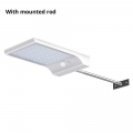 Lampadaire solaire (applique) 36 LED avec détecteur de mouvement - blanc avec bras