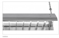 Grille de ventilation industrielle 1490 mm